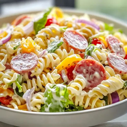 Italian Grinder Pasta Salad