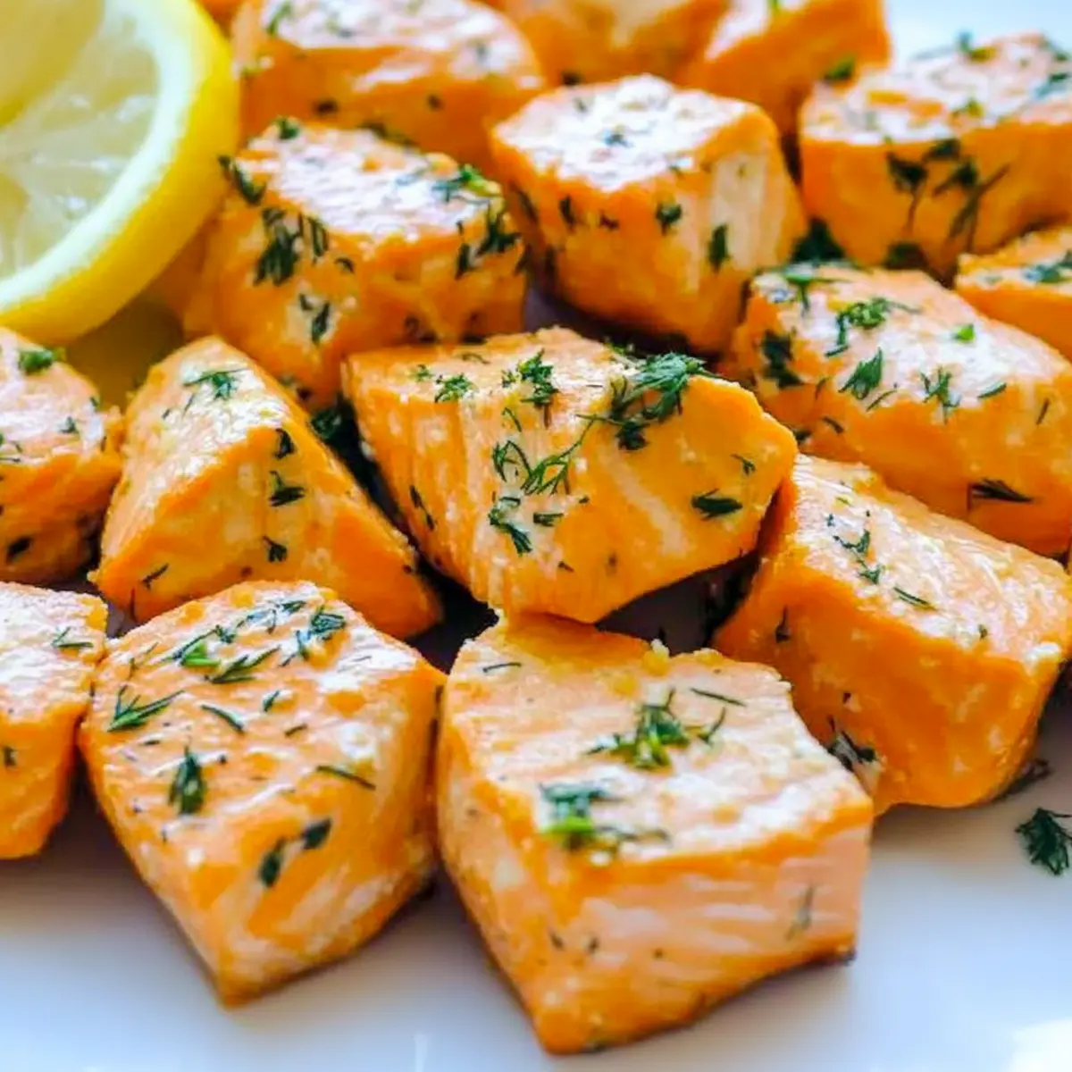 Crispy Air Fryer Salmon Bites