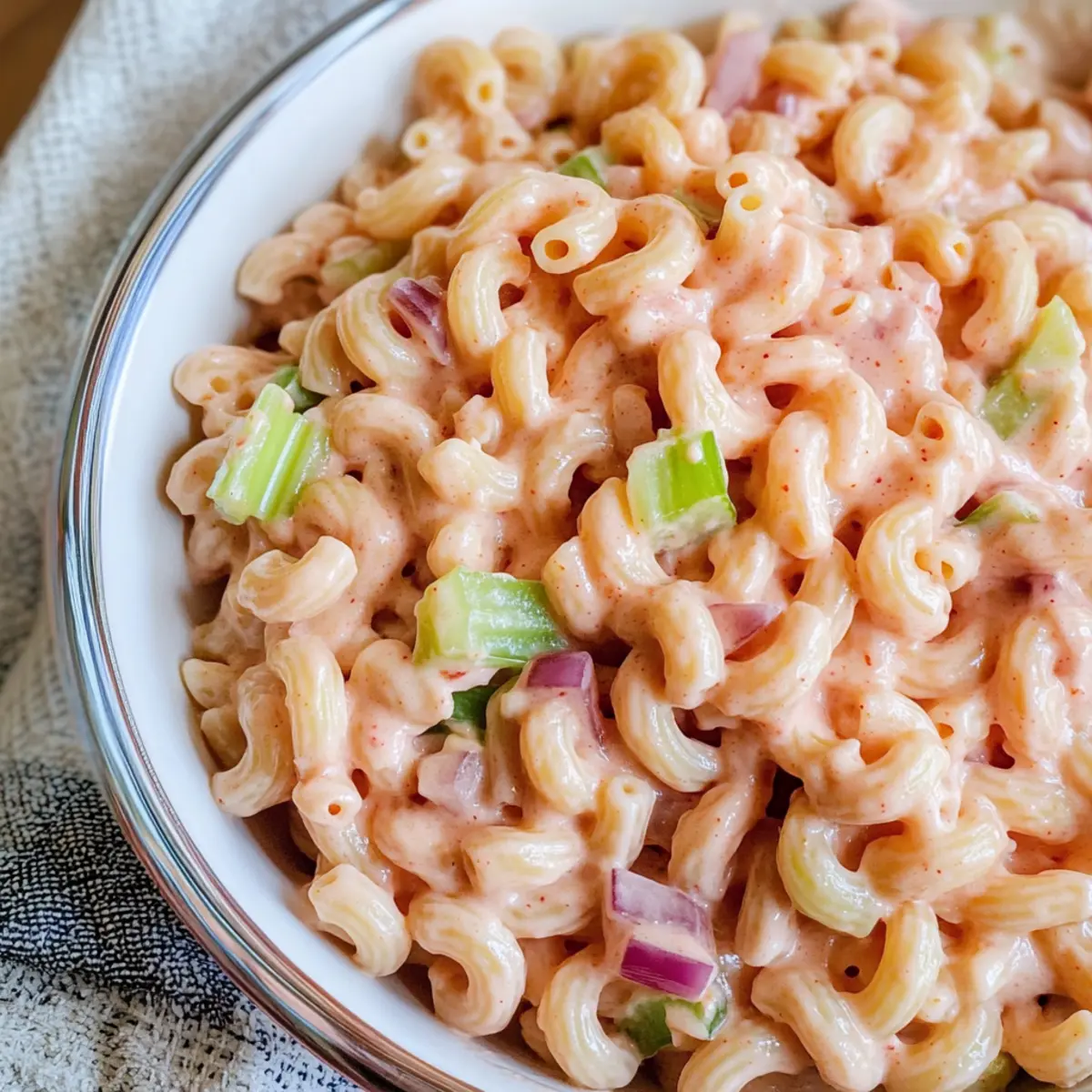 Pink Cadillac Pasta Salad