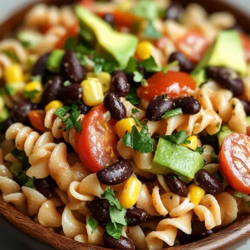 Cowboy Caviar Pasta Salad