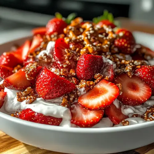 Strawberry Crackle Salad