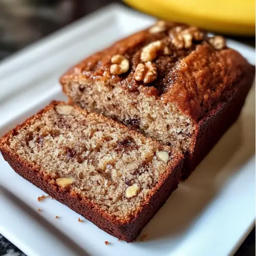 Simple Homemade Banana Nut Bread