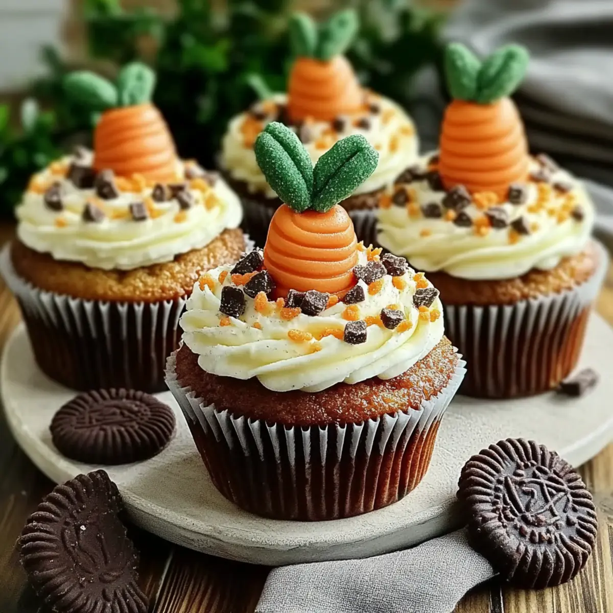 Carrot Patch Cupcakes