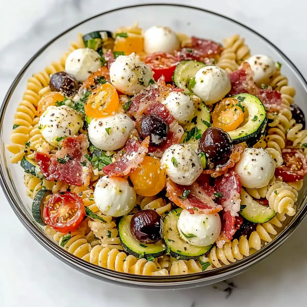 Savory Keto Pasta Salad