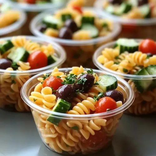 Pasta Salad Cups