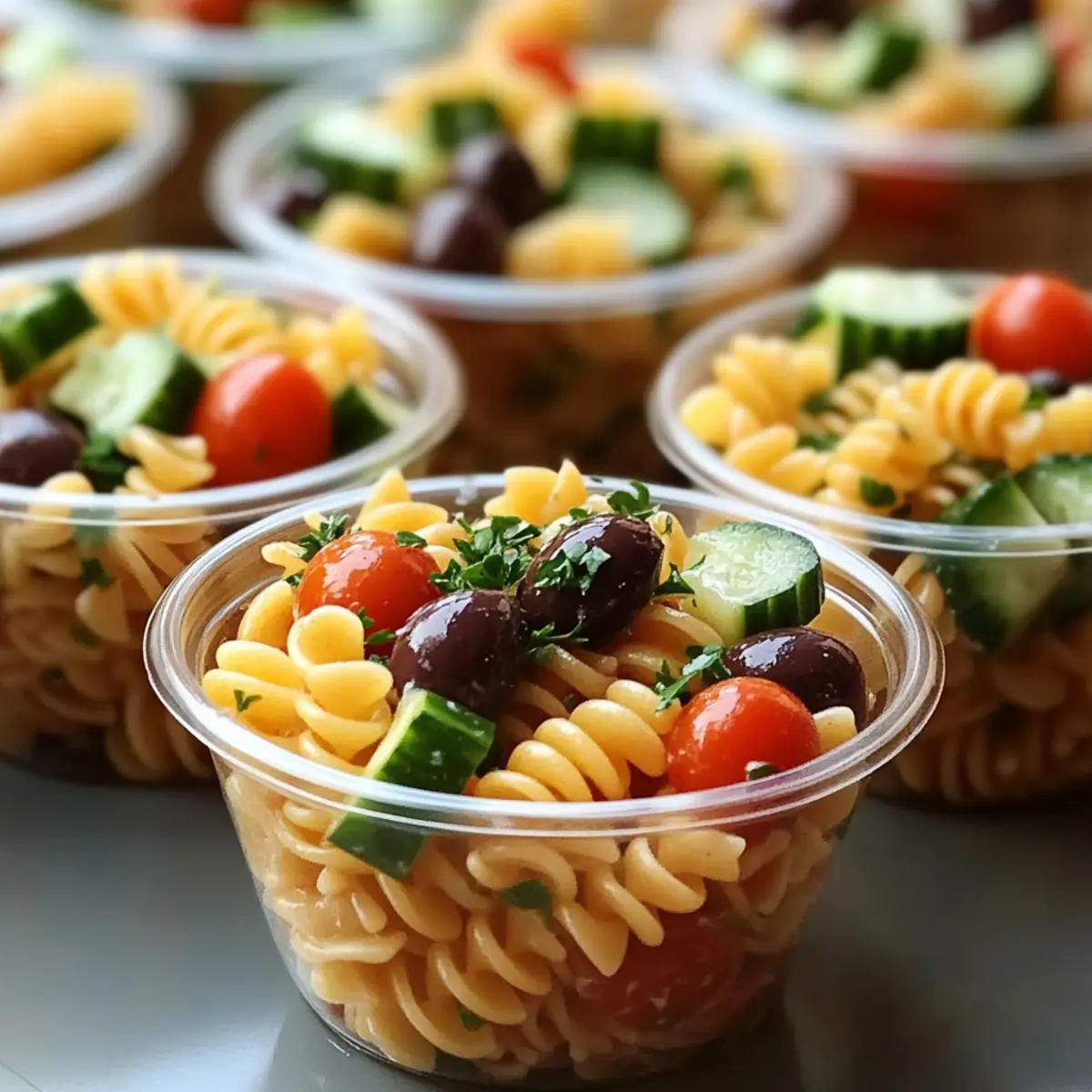 Pasta Salad Cups