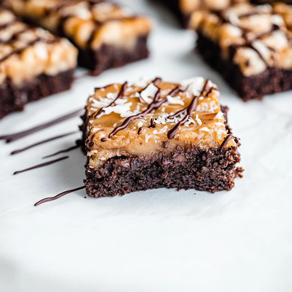 Samoas Brownies