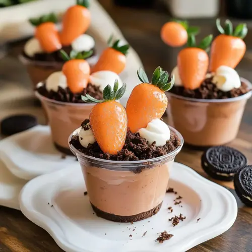 Carrot Patch Dirt Cups