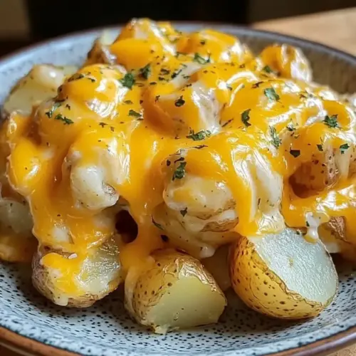 3-Ingredient Cheesy Ranch Potatoes