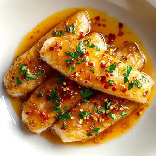 Sticky Garlic Butter Sweet Chili Cod