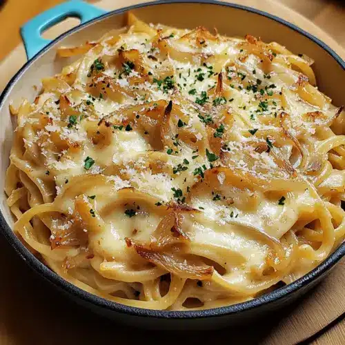 French Onion and Browned Butter Pasta