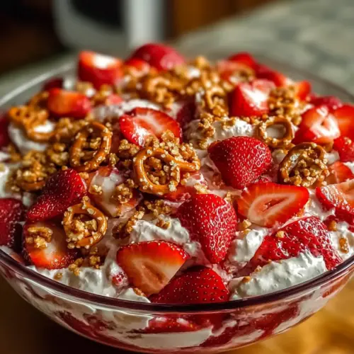 Strawberry Crackle Salad