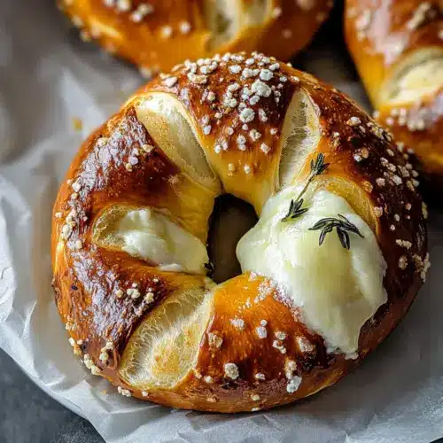 Mozzarella Stuffed Soft Pretzels