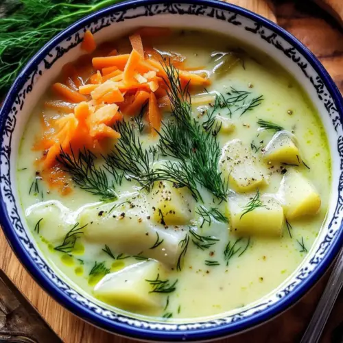 Creamy Potato & Dill Soup