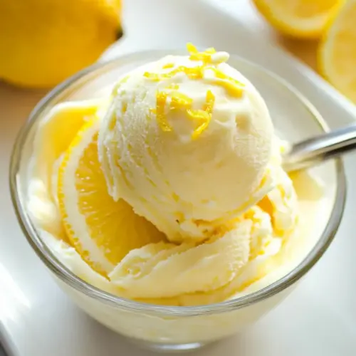 Lemon Frozen Yogurt