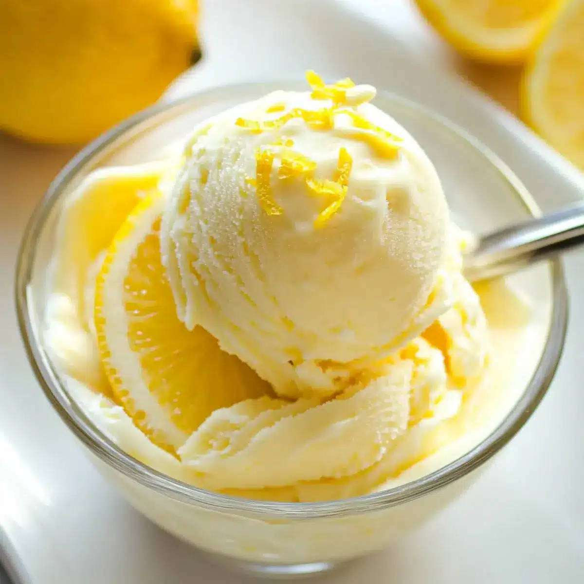 Lemon Frozen Yogurt