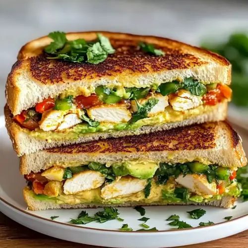 Chipotle Chicken Avocado Melt