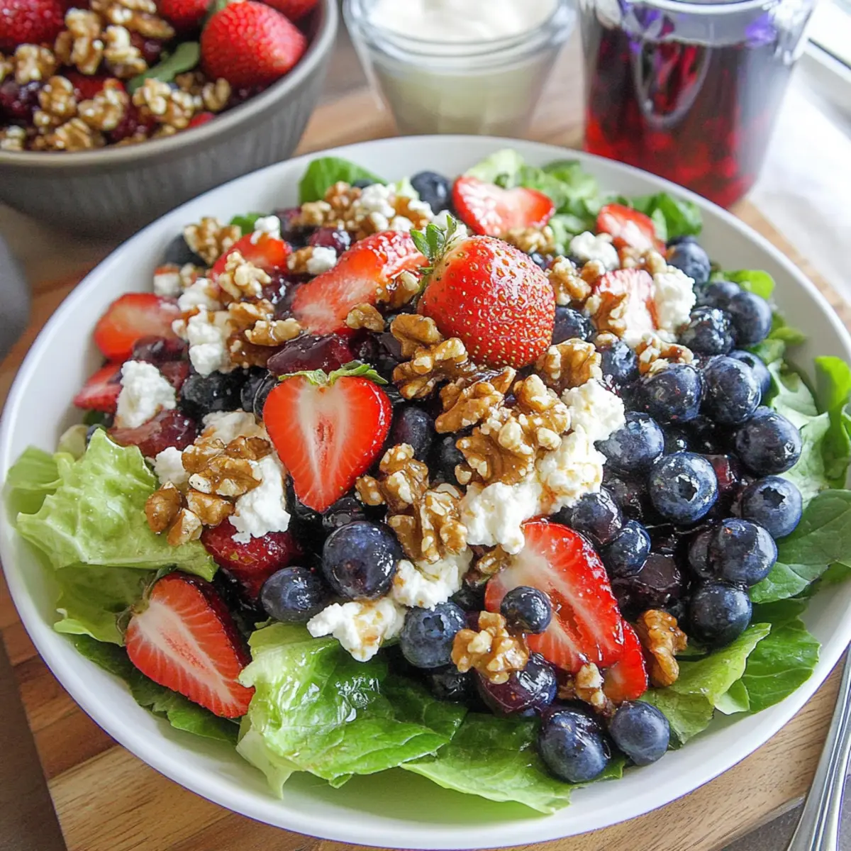 Strawberry Blueberry Salad
