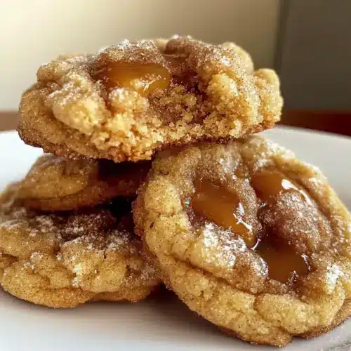 Brown Sugar Cinnamon Caramel Cookies