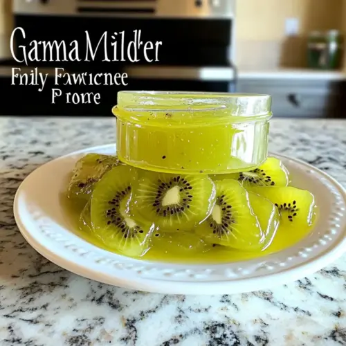 Grandma Mildred’s FAMILY FAVORITE KIWI JELLY