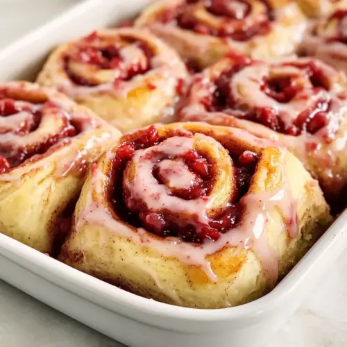 Strawberry Cinnamon Rolls