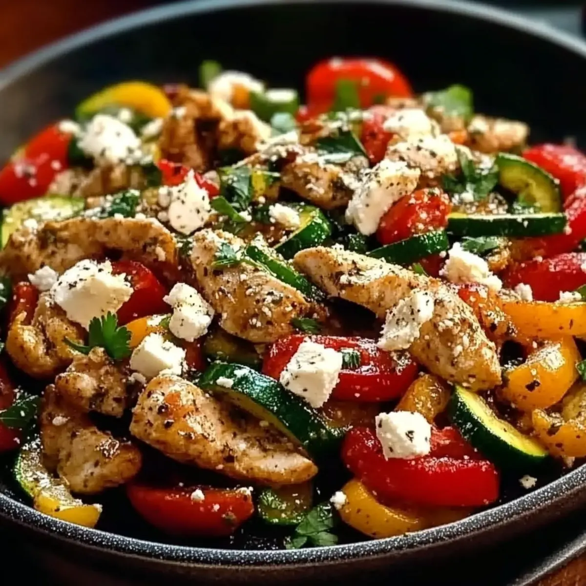 Mediterranean Chicken Stir Fry