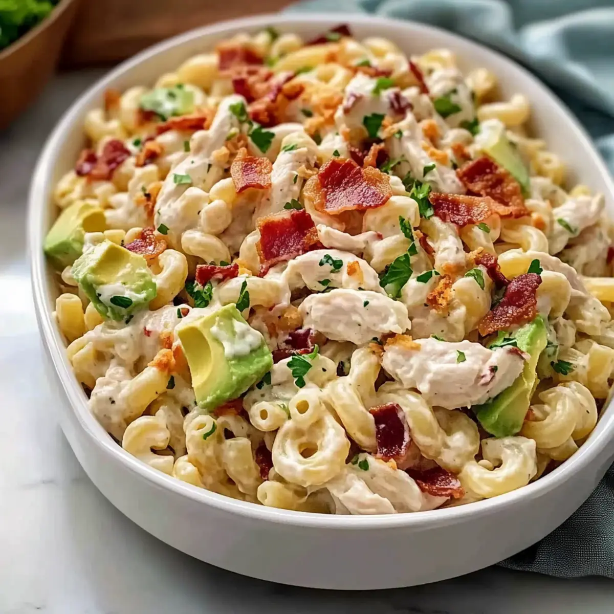 Creamy Chicken Pasta Salad