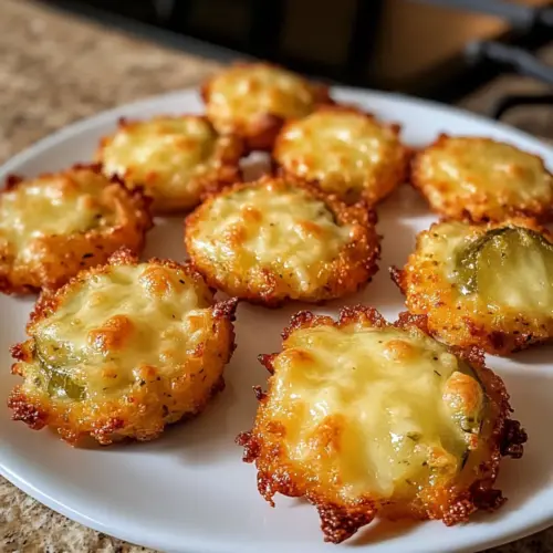 Crispy Pickle Cheese Bites