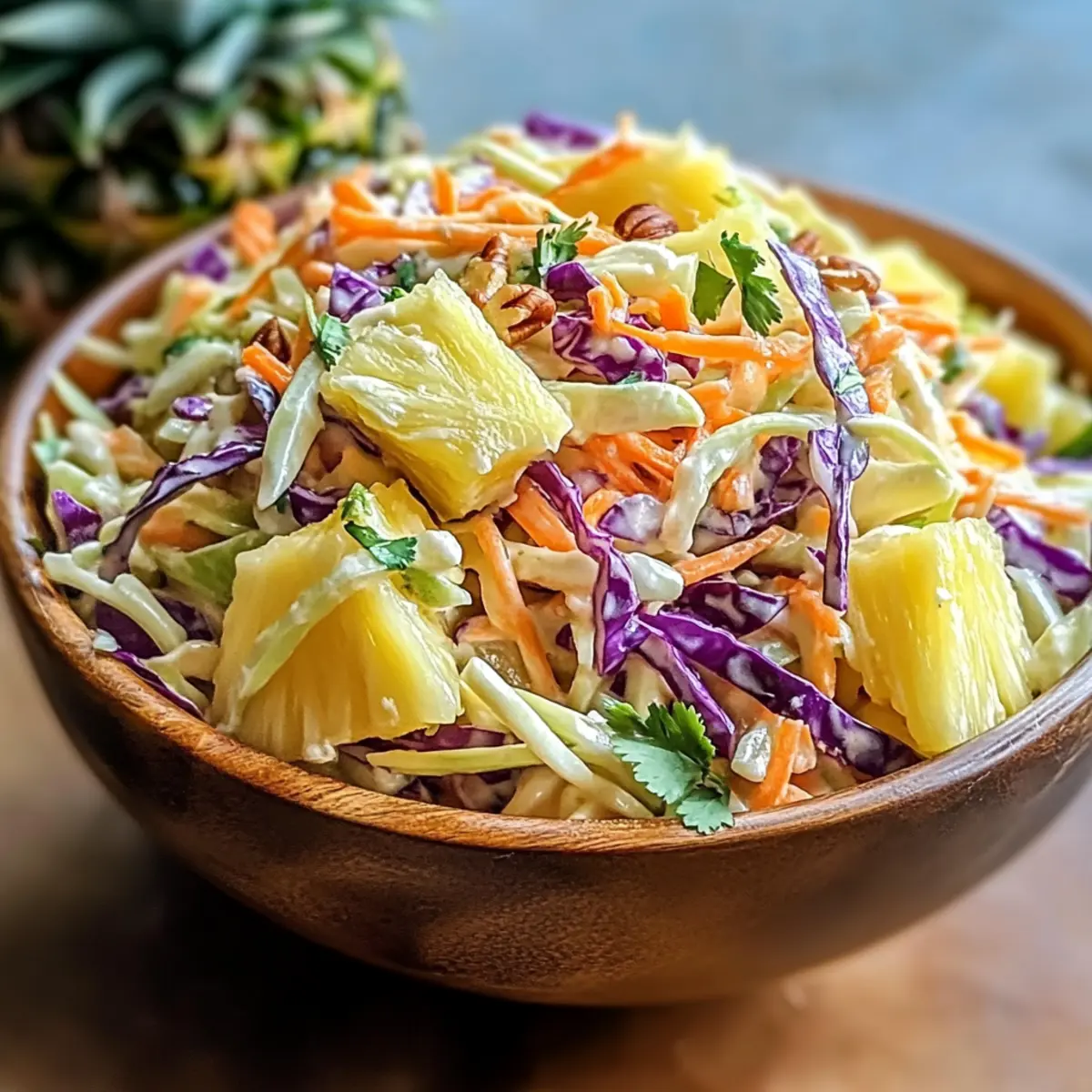 No-Mayo Hawaiian Pineapple Coleslaw