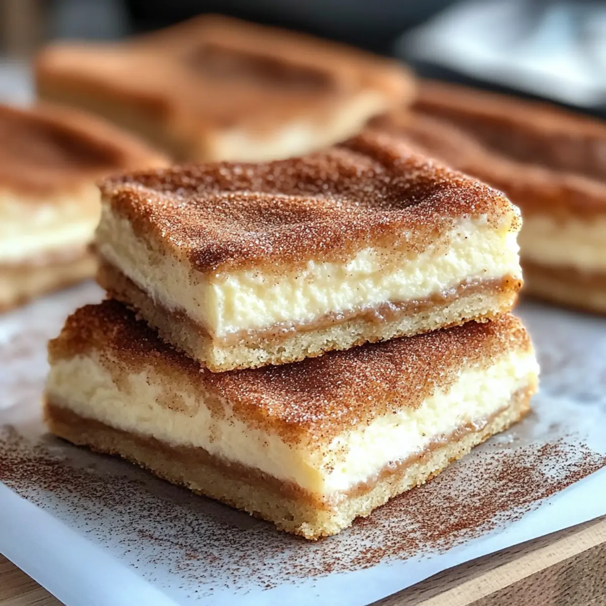 Churro Cheesecake Bars