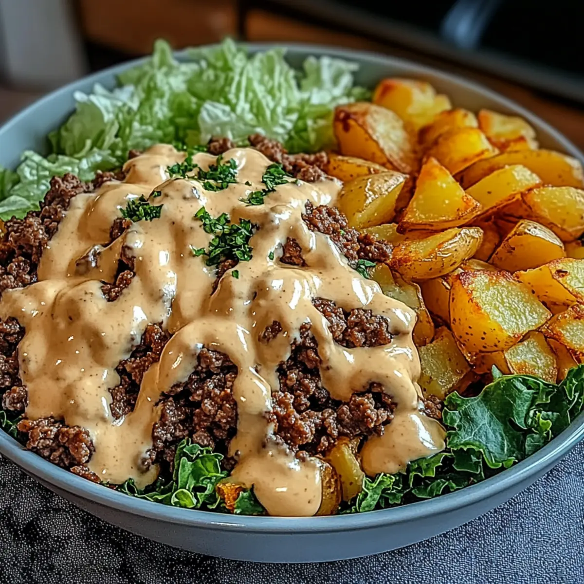 Smash Burger Bowl