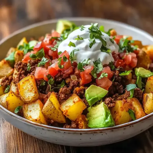 Loaded Potato Taco Bowl