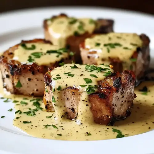Pork Tenderloin with Creamy Dijon Sauce
