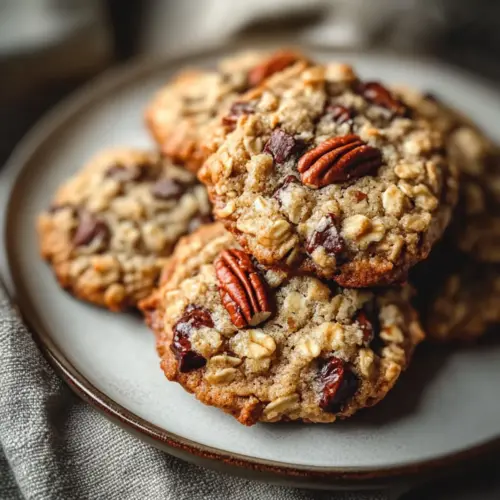 Pecan Pie Oatmeal Cookies