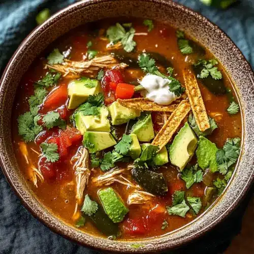 Poblano Chicken Tortilla Soup