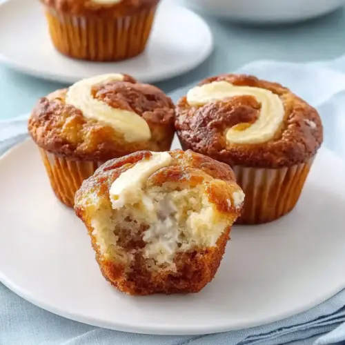 Banana Cream Cheese Muffins