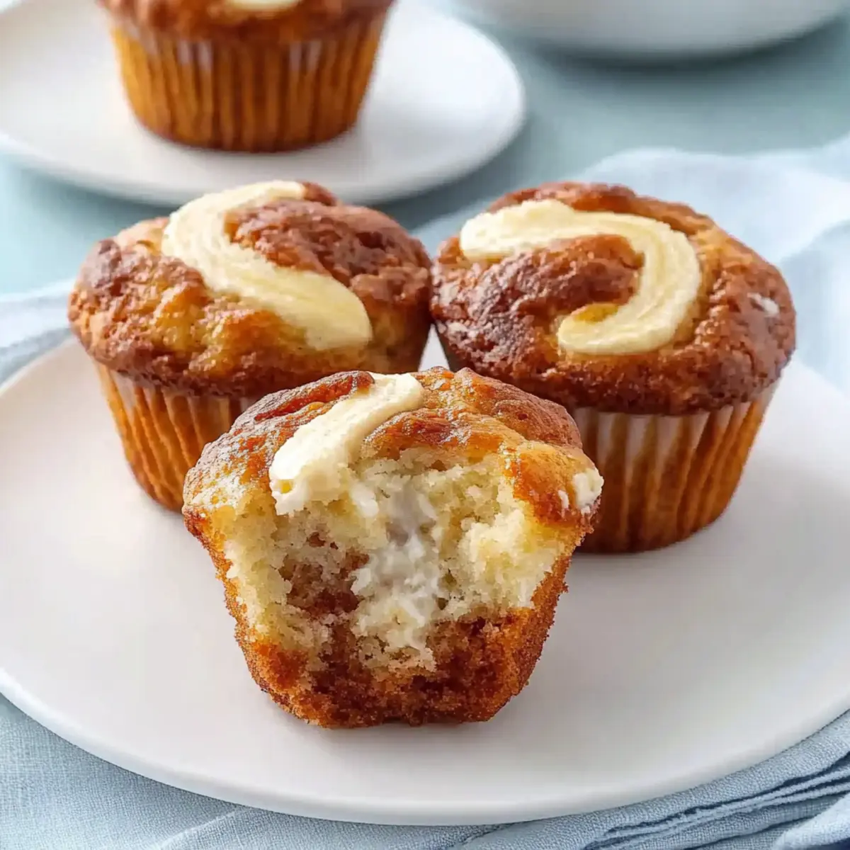 Banana Cream Cheese Muffins