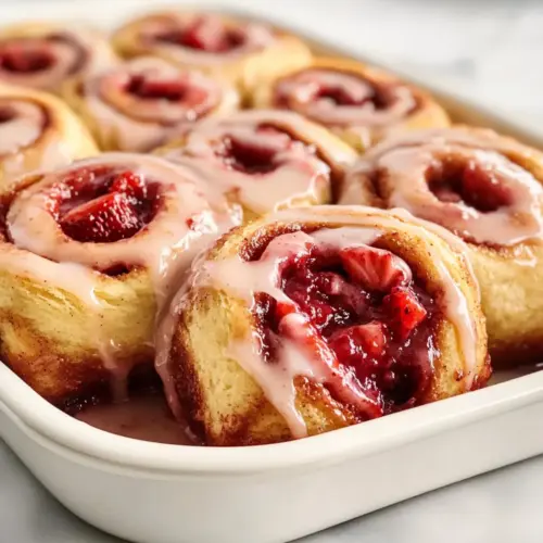 Strawberry Cinnamon Rolls