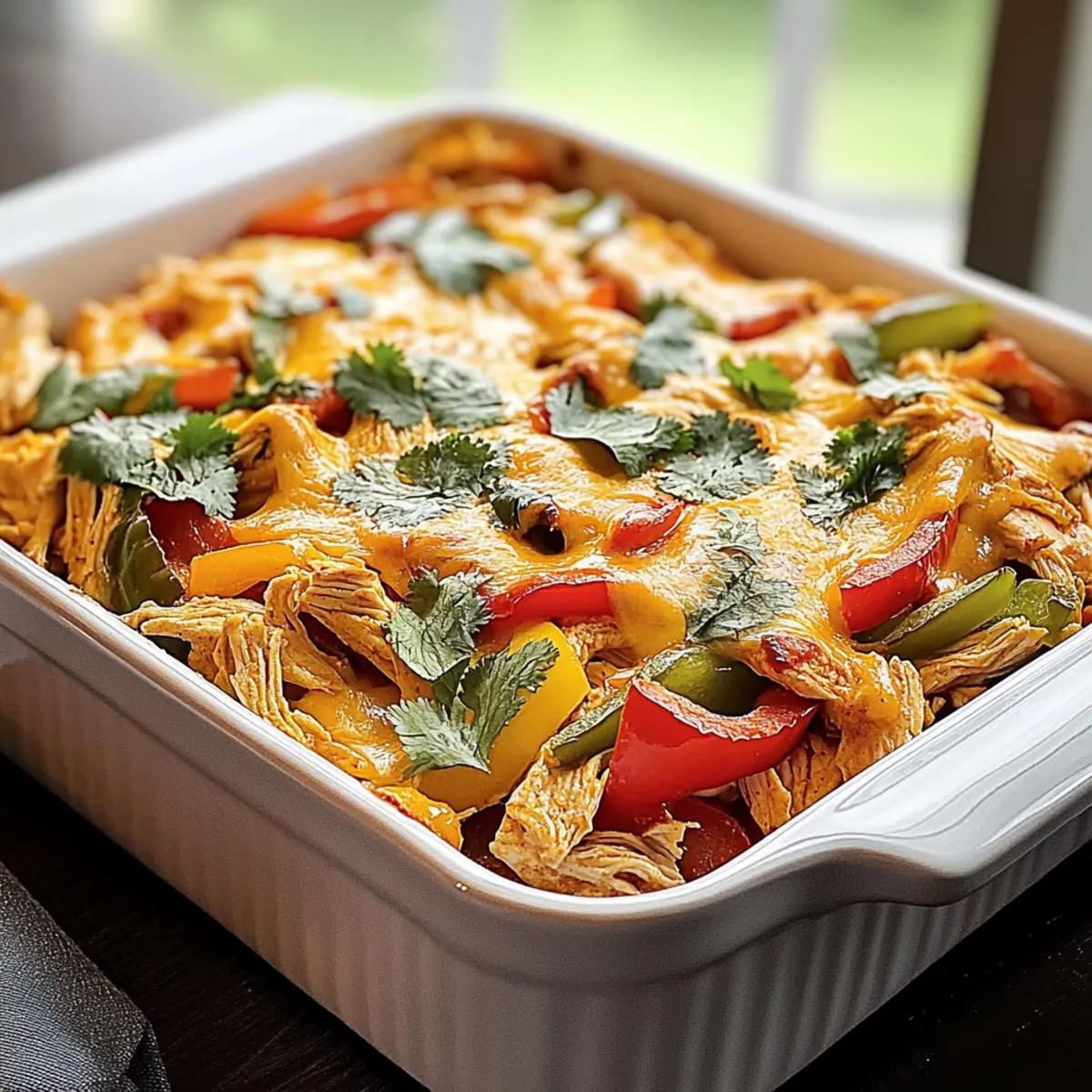 Fajita Chicken Casserole
