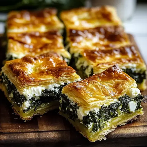 Irresistible Spinach Feta Bake Squares