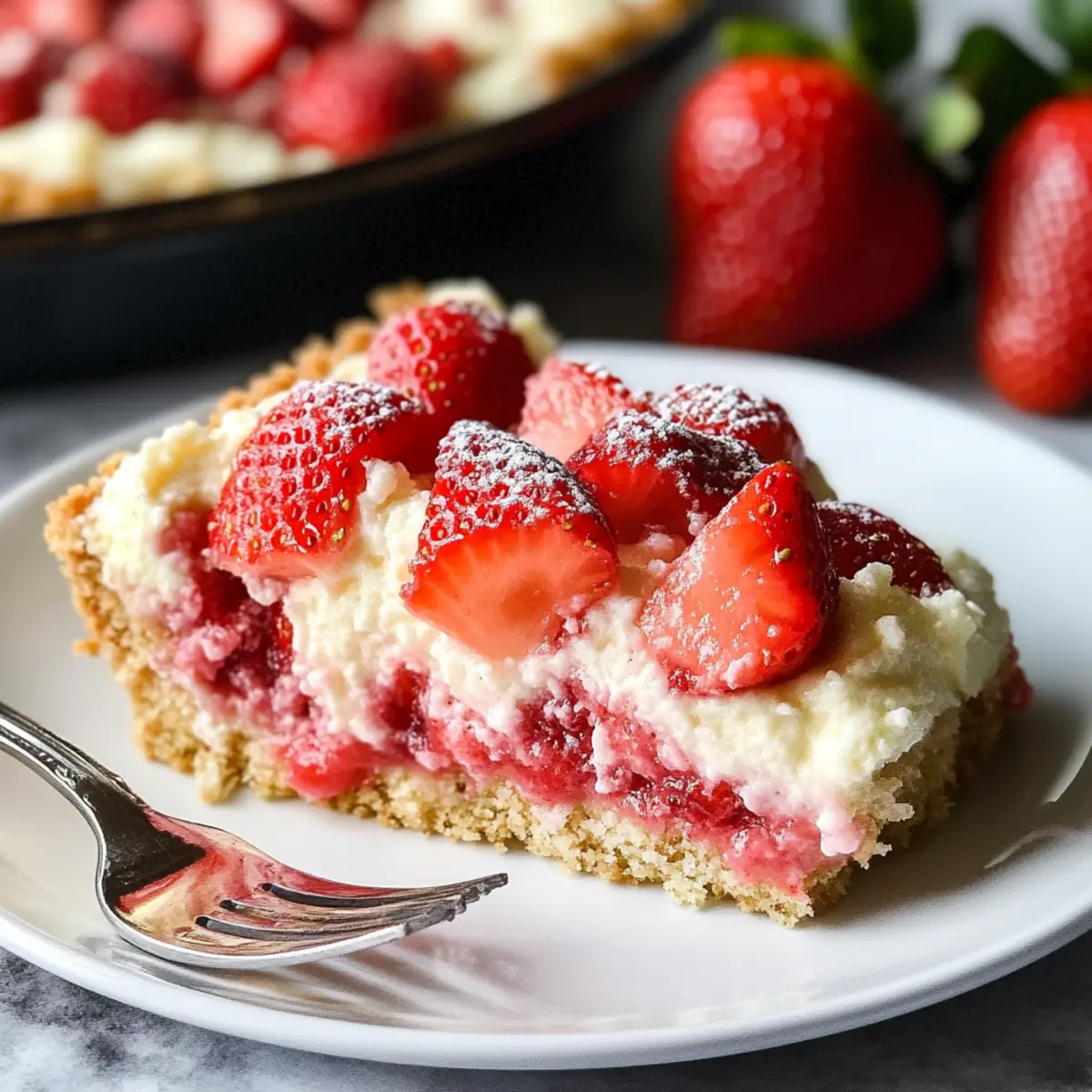 Strawberry Cheesecake Dump Cake