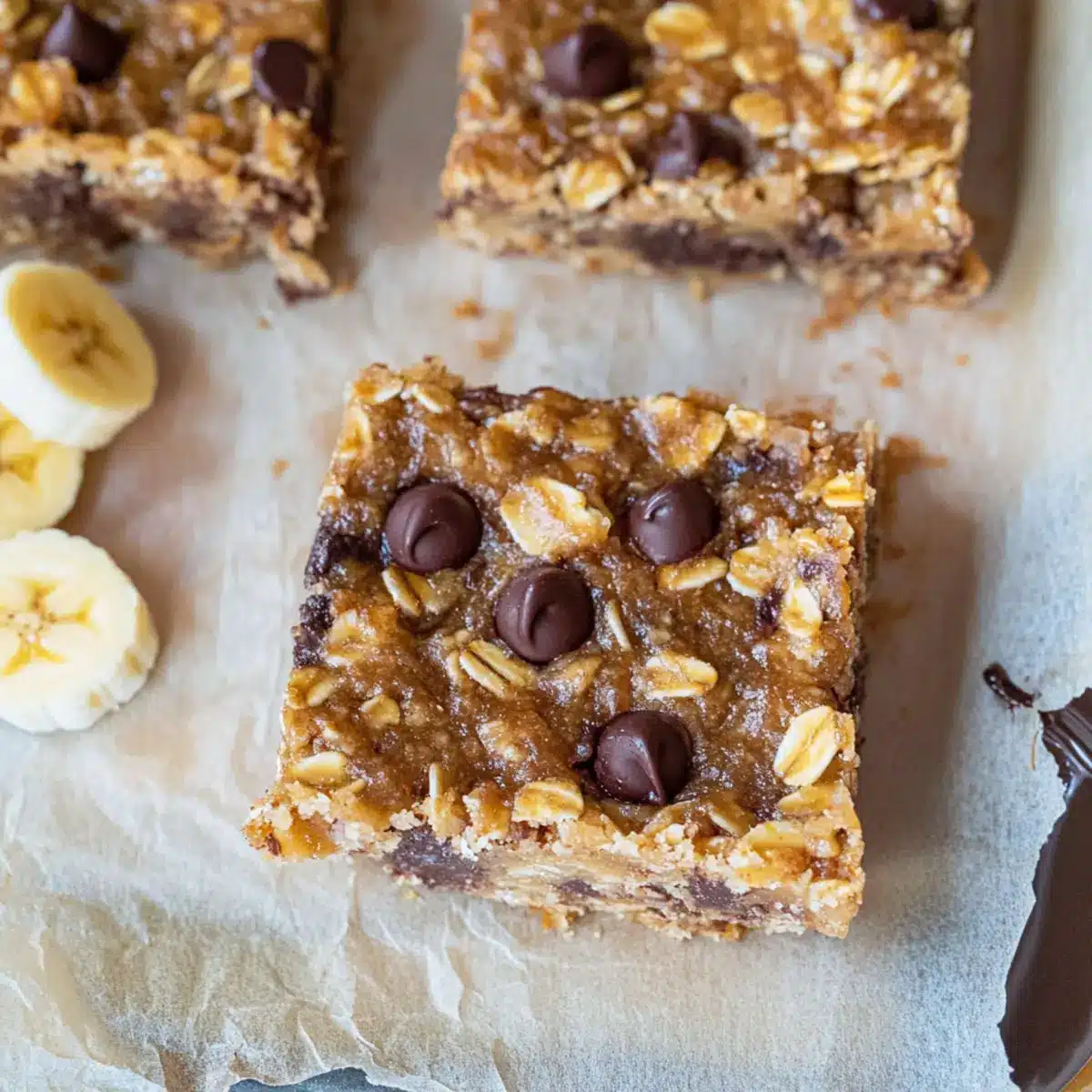 Banana Oatmeal Bars