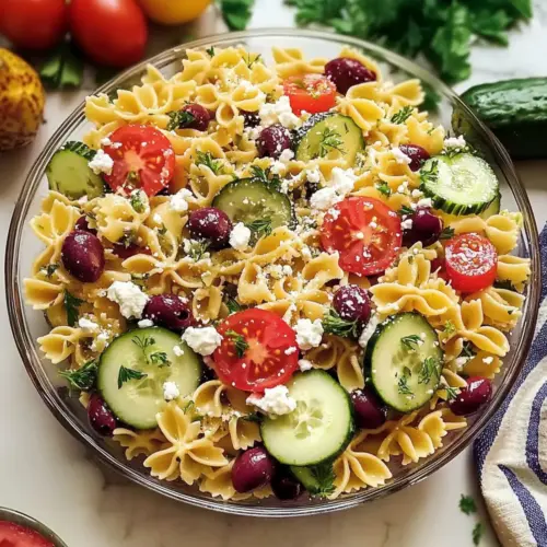 Irresistible Mediterranean Pasta Salad
