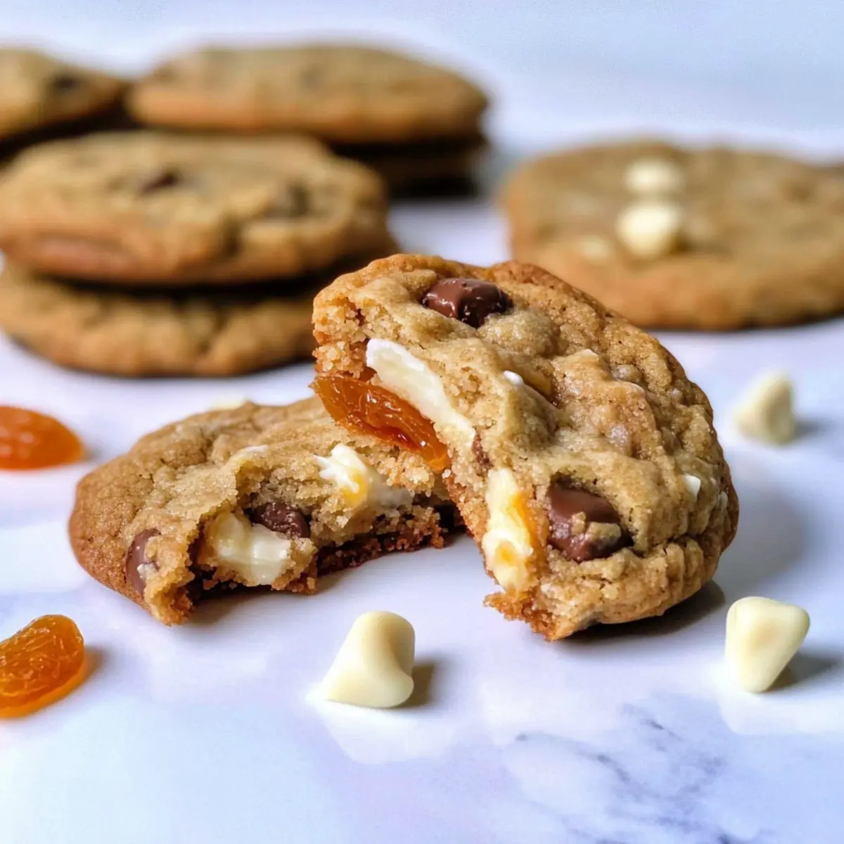 White Chocolate Apricot Cookies