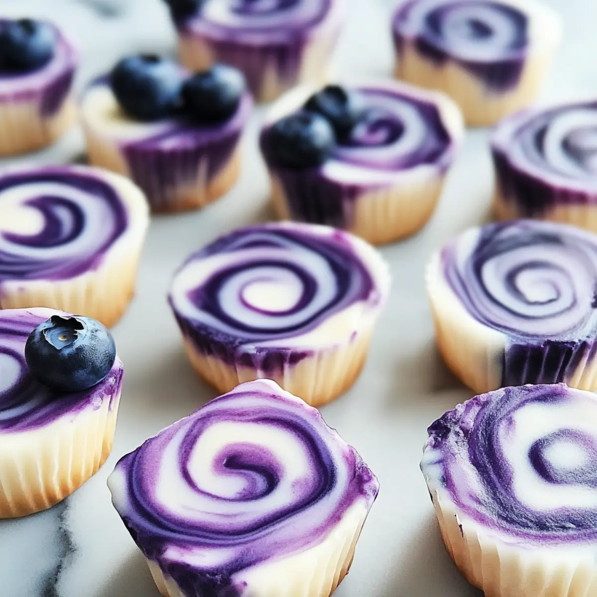 Blueberry Swirl Yogurt Bites