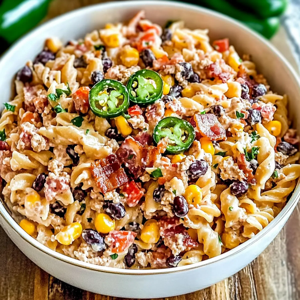 Creamy and Hearty Cowboy Pasta Salad