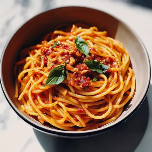 Spicy Chili Crisp Spaghetti Bowl