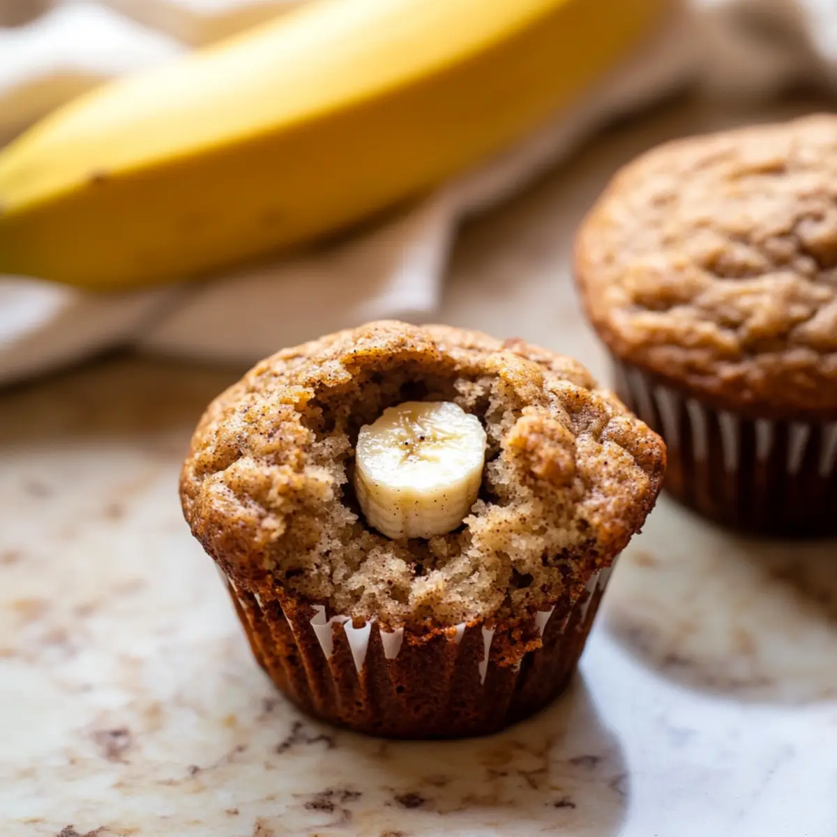 Maple Cinnamon Banana Muffins
