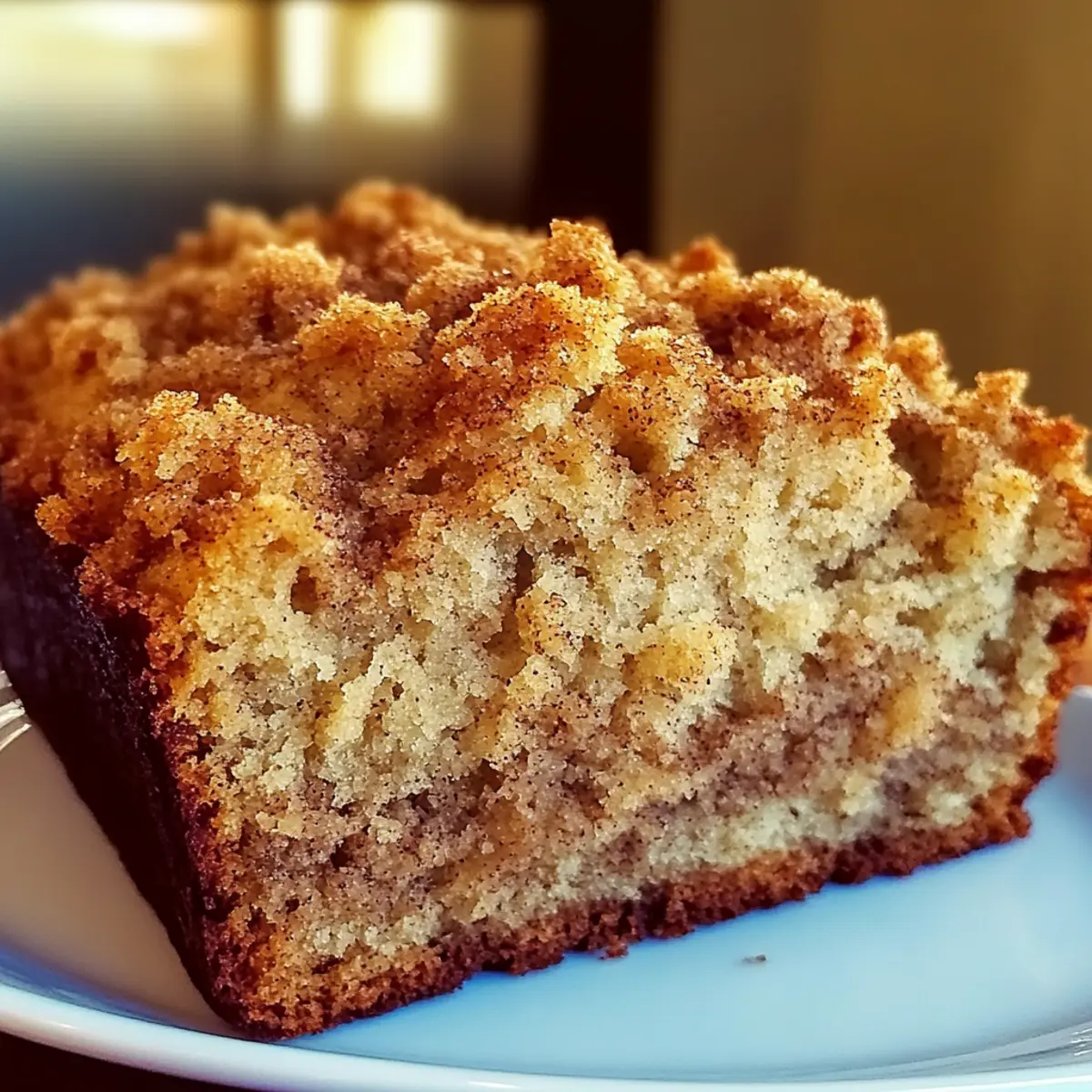 Cinnamon Crumb Banana Bread