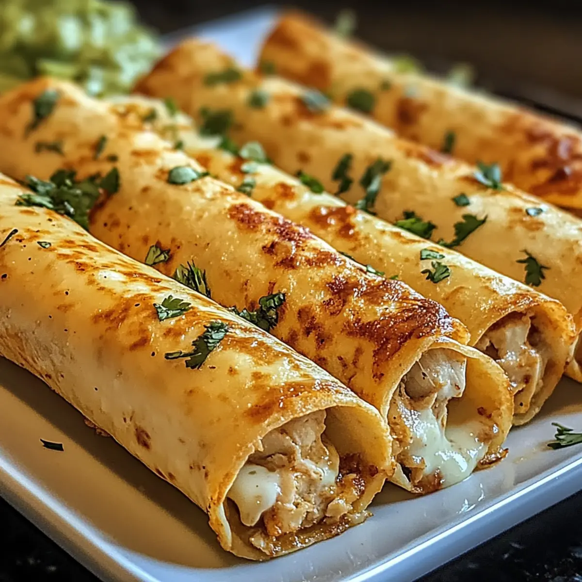 Crispy Chicken Taquitos